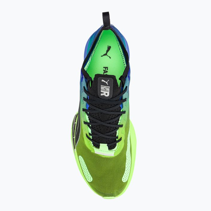 Men's running shoes PUMA Fast-R NITRO Elite Carbon royal sapphire/fizzy lime 6