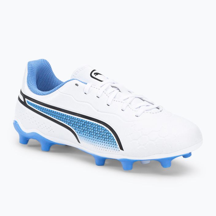 PUMA King Match FG/AG children's football boots white 107266 01