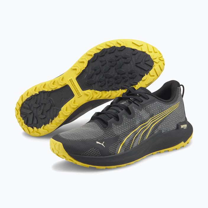 PUMA Fast-Trac Nitro men's running shoes puma black/granola/fresh pear 11