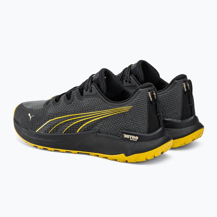 PUMA Fast-Trac Nitro men's running shoes puma black/granola/fresh pear 3
