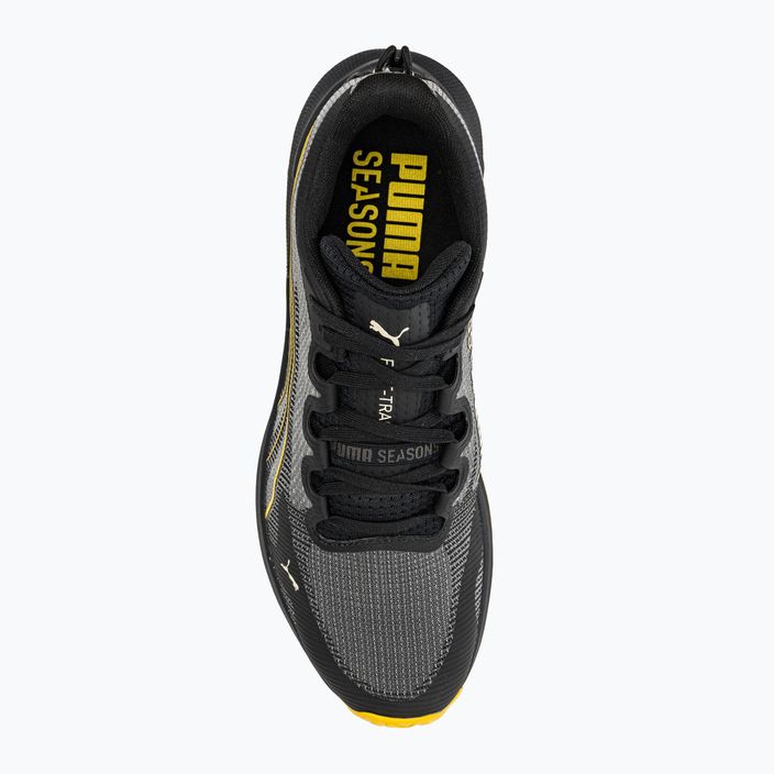 PUMA Fast-Trac Nitro men's running shoes puma black/granola/fresh pear 6