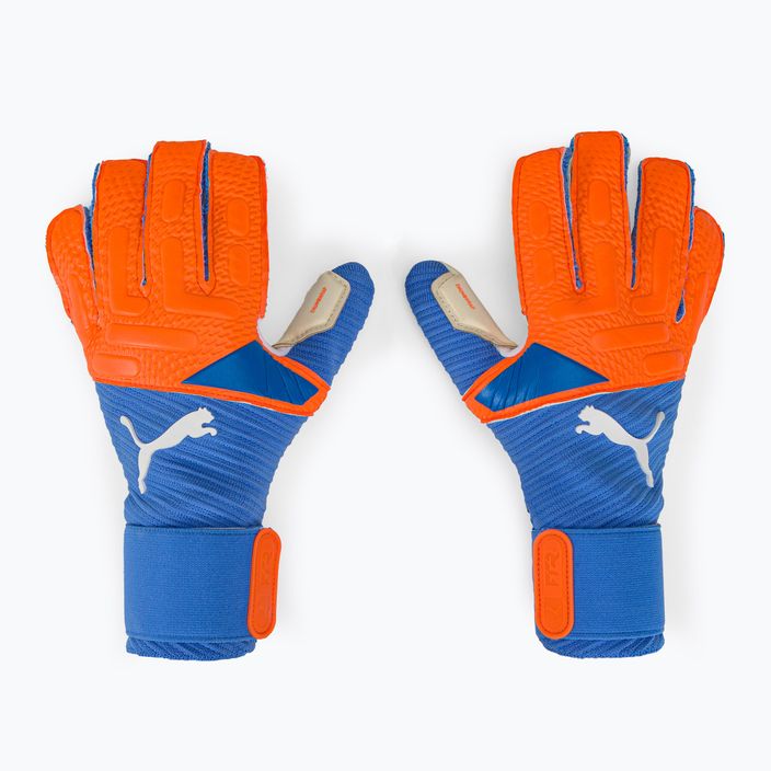 PUMA Future Pro Sgc orange and blue goalkeeper's gloves 041843 01