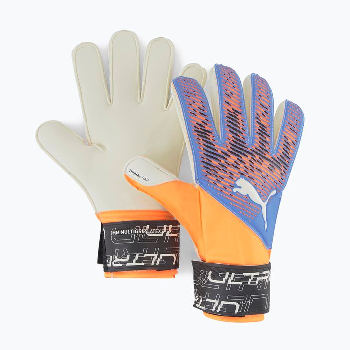 PUMA Ultra Grip 3 Rc orange and blue goalkeeper's gloves 41816 05 4