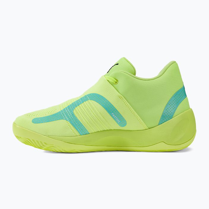 Men's basketball shoes PUMA Rise Nitro fast yellow/electric peppermint 10