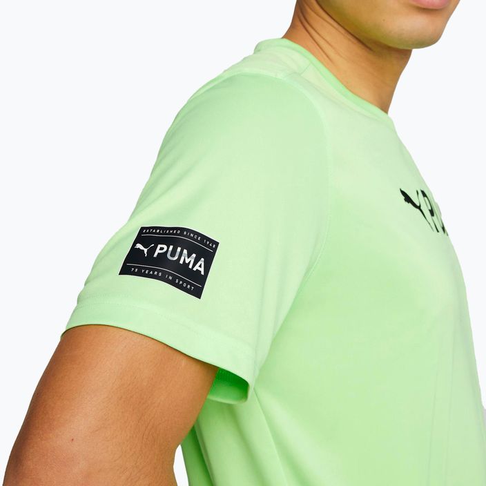 Men's training T-shirt PUMA Fit Logo Cf Graphic green 523098 34 5