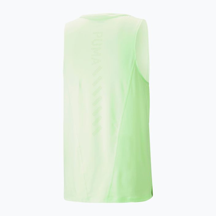 Men's running shirt PUMA Run Cloudspun Singlet green 523267 34 2