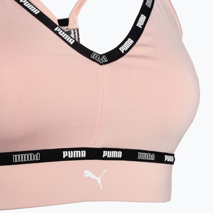 PUMA Low Impact Puma Strong Strappy fitness bra pink 522225 66 3