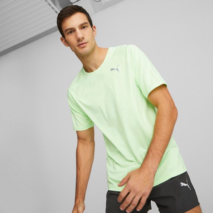 Men's running shirt PUMA Run Cloudspun green 523269 34 3
