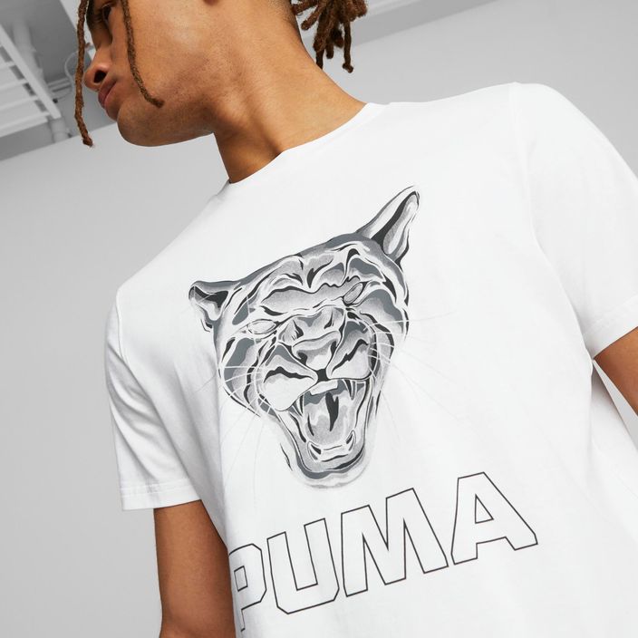 Men's basketball shirt PUMA Clear Out puma white 6