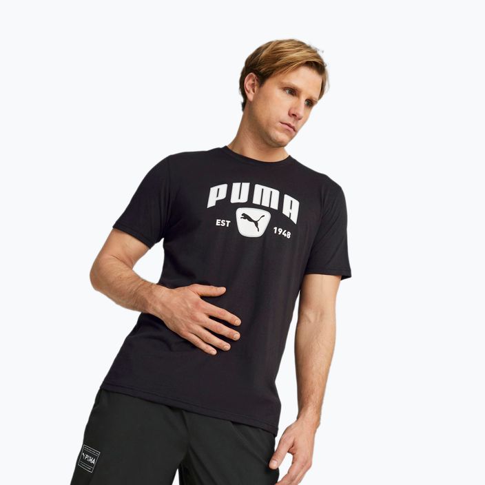 Men's PUMA Performance Training T-shirt Graphic black 523236 01 3