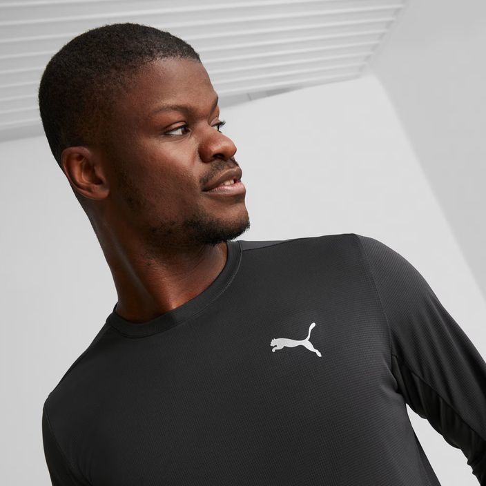 Men's PUMA Run Favorite black running longsleeve 5