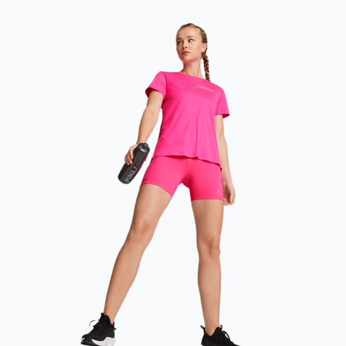 Women's running leggings PUMA Run Favorite Short pink 523177 24 3