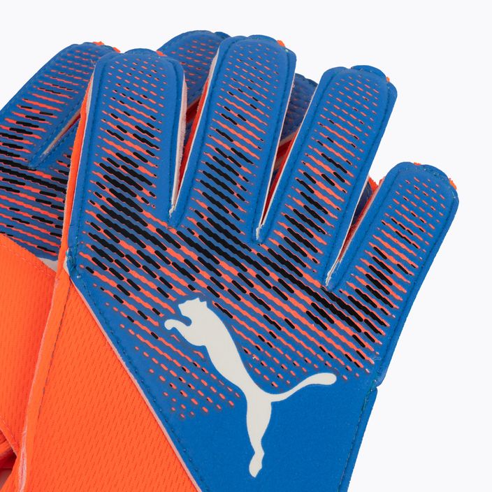 PUMA goalkeeper glove Ultra Grip 4 RC ultra orange/blue glimmer 4