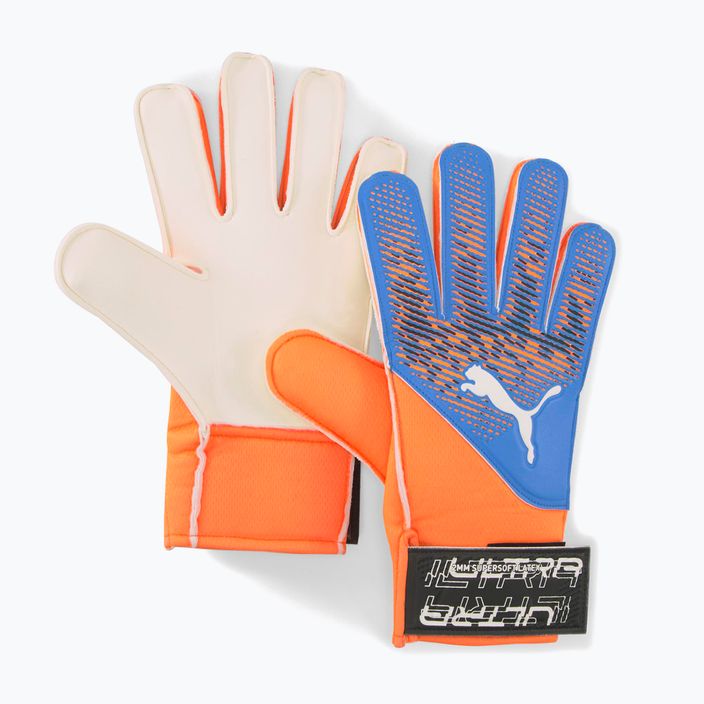 PUMA goalkeeper glove Ultra Grip 4 RC ultra orange/blue glimmer 5