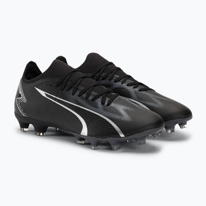 Men's football boots PUMA Ultra Match FG/AG puma black/asphalt 4