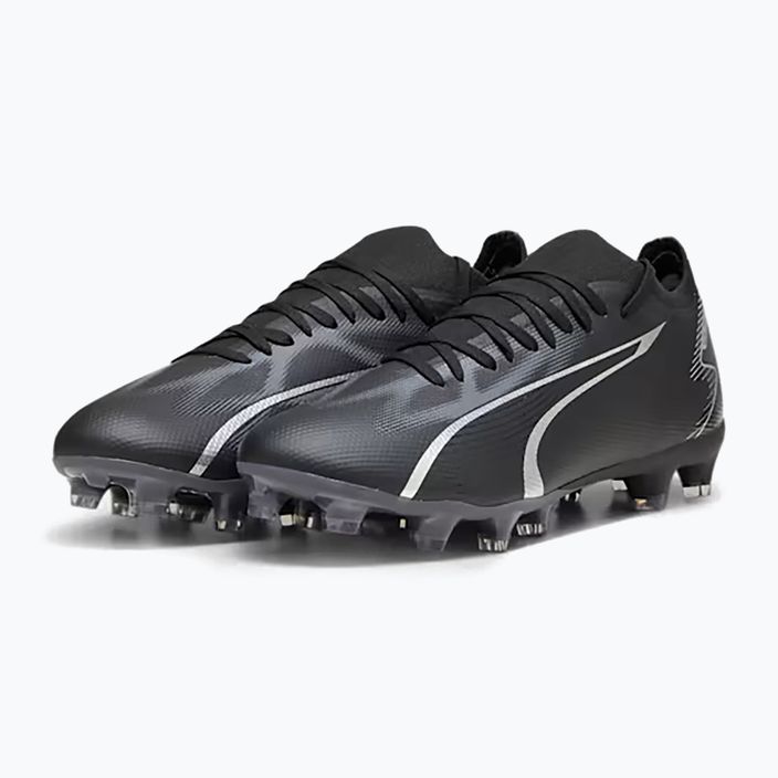Men's football boots PUMA Ultra Match FG/AG puma black/asphalt 13