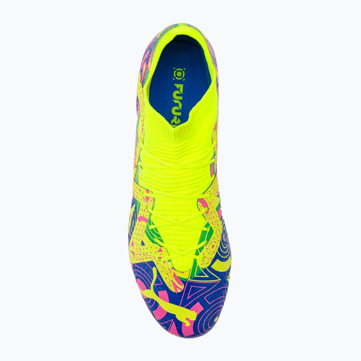 PUMA Future Match Energy FG/AG men's football boots ultra blue/yellow alert/luminous pink 6