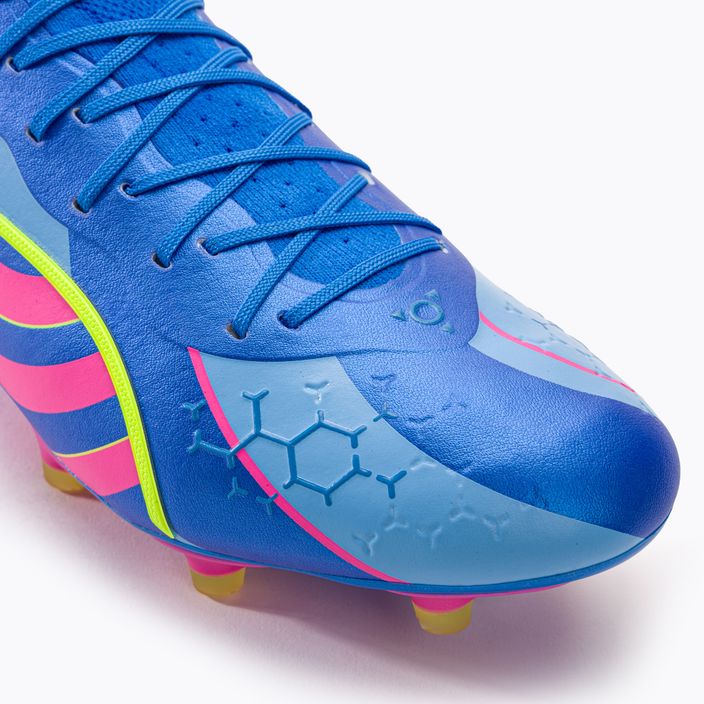 PUMA King Ultimate Energy FG/AG men's football boots ultra blue/luminous pink/luminous blue 7