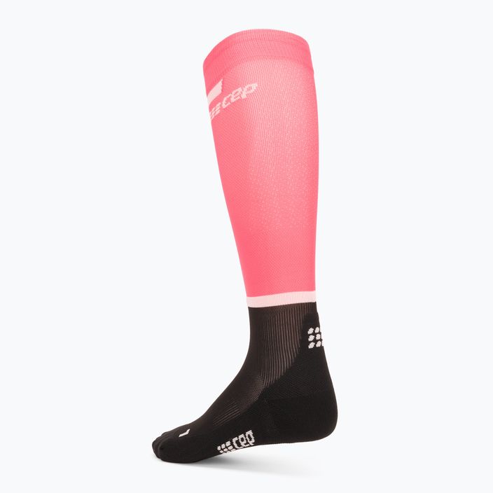 CEP Tall 4.0 women's compression running socks pink/black 2
