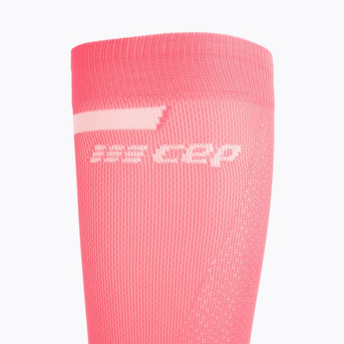 CEP Tall 4.0 women's compression running socks pink/black 3