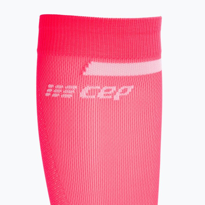 CEP Tall 4.0 men's compression running socks pink/black 3