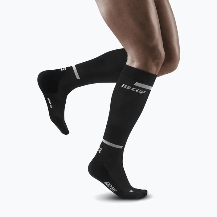 CEP Tall 4.0 men's compression running socks black 4