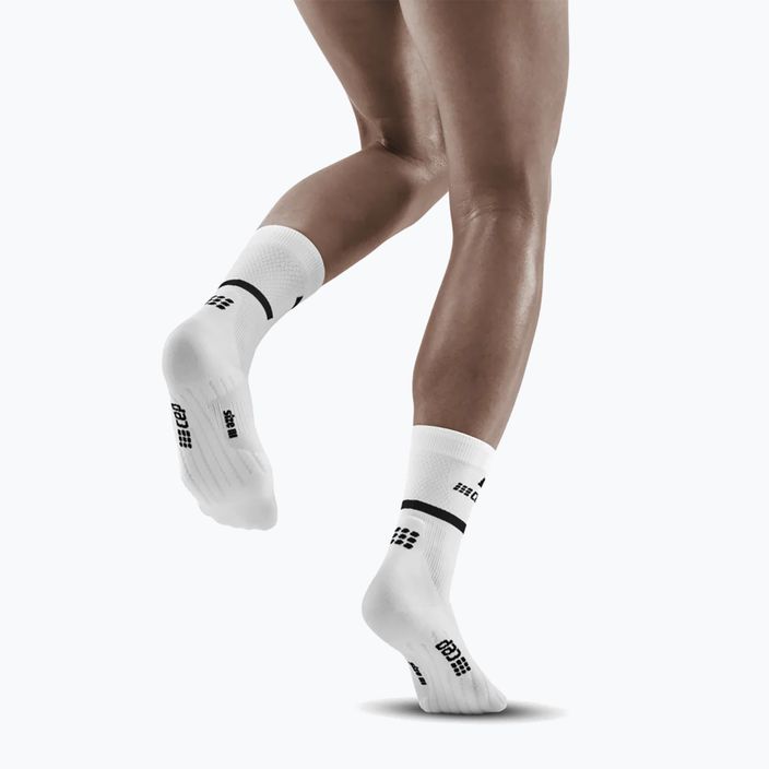 CEP Women's Compression Running Socks 4.0 Mid Cut white 6