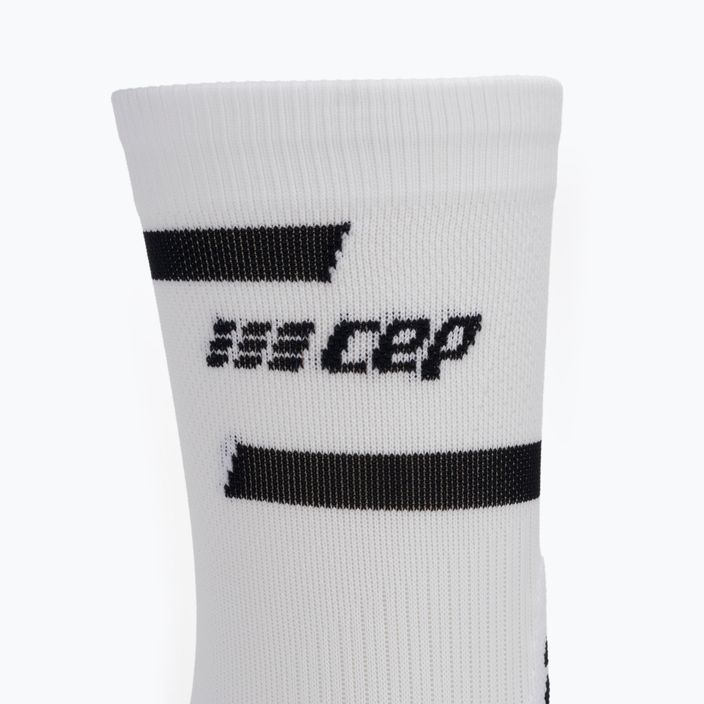 CEP Women's Compression Running Socks 4.0 Mid Cut white 3