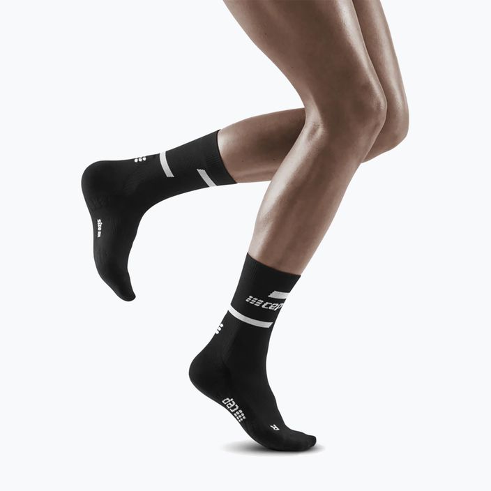 CEP Women's Compression Running Socks 4.0 Mid Cut black 5