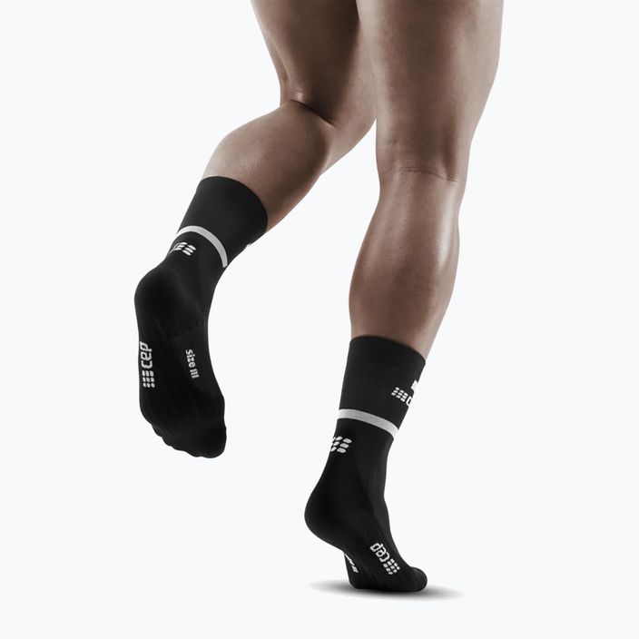 CEP Men's Compression Running Socks 4.0 Mid Cut black 3