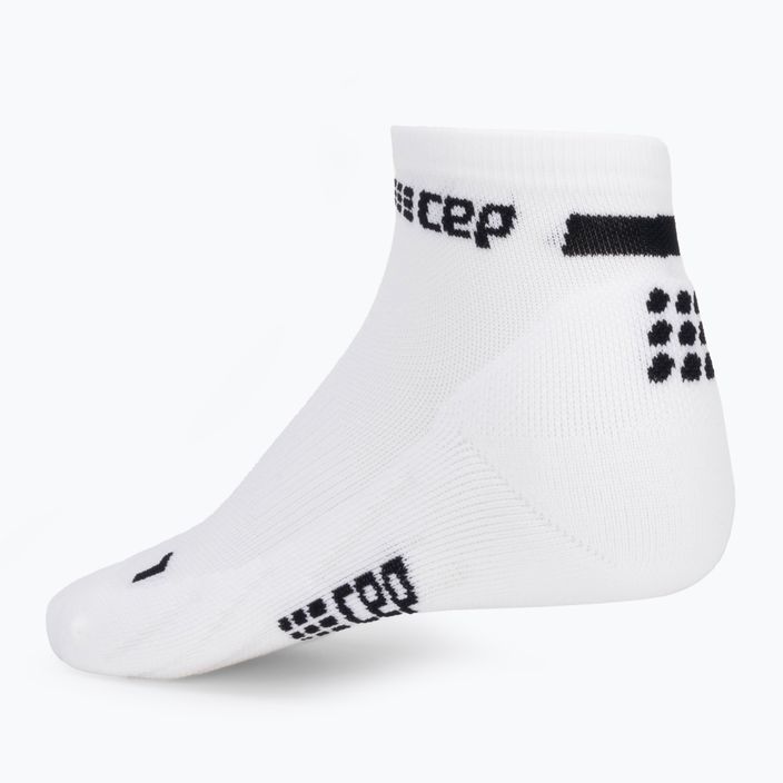 CEP Women's Compression Running Socks 4.0 Low Cut White 3