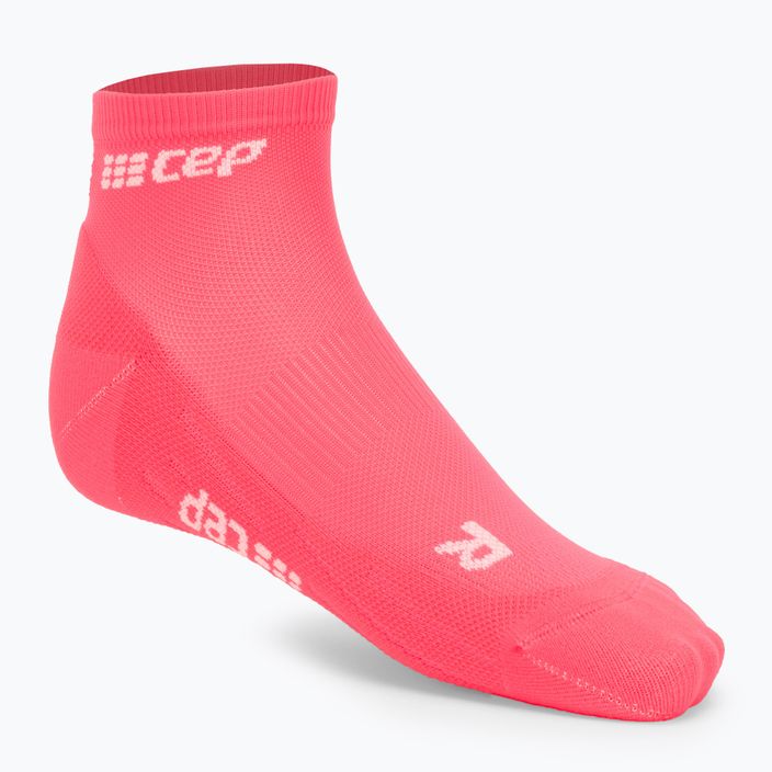 CEP Women's Compression Running Socks 4.0 Low Cut pink 4