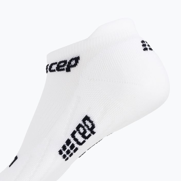 CEP Women's Running Compression Socks 4.0 No Show white 4