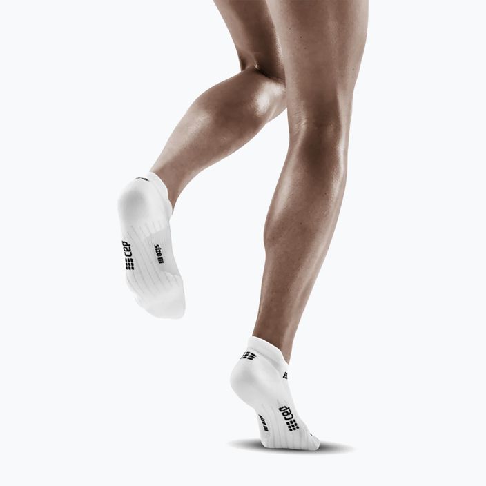 CEP Women's Running Compression Socks 4.0 No Show white 6