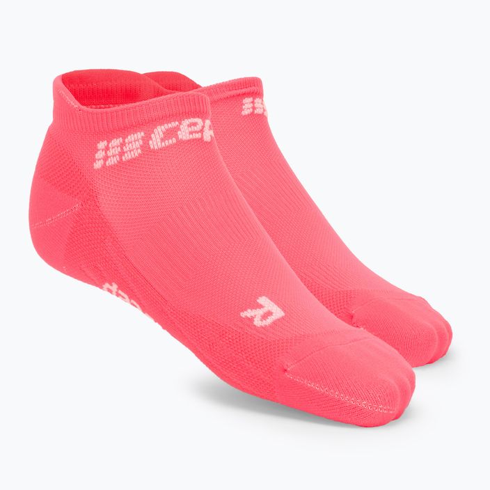 CEP Women's Compression Running Socks 4.0 No Show pink