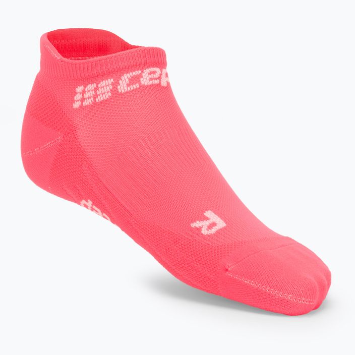 CEP Women's Compression Running Socks 4.0 No Show pink 2