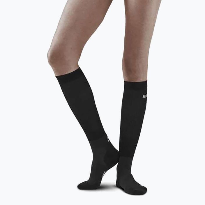 CEP Infrared Recovery women's compression socks black/black 7