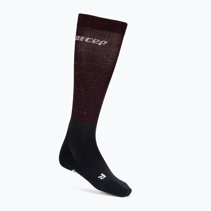 CEP Infrared Recovery women's compression socks black/red 4