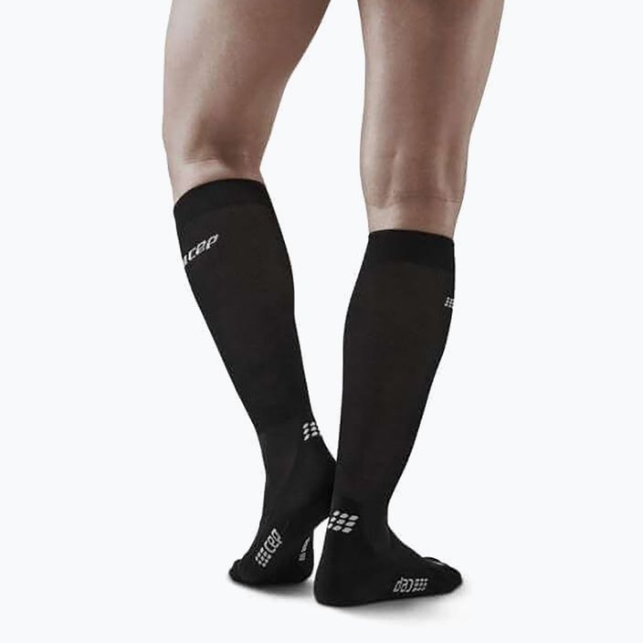 CEP Infrared Recovery men's compression socks black/black 3