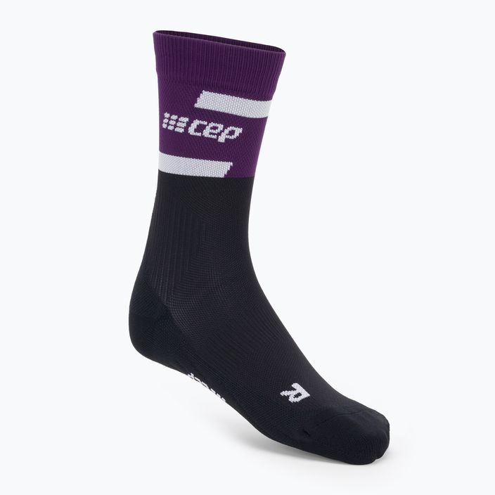 CEP Men's Compression Running Socks 4.0 Mid Cut violet/black 2