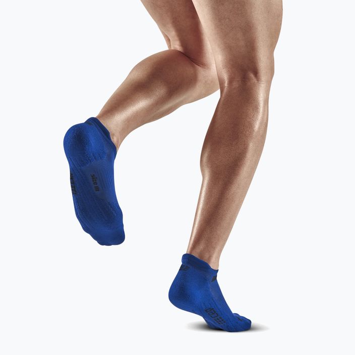 CEP Men's Compression Running Socks 4.0 No Show blue 6