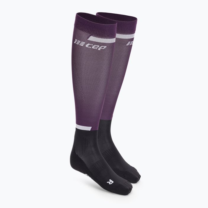 CEP Tall 4.0 women's compression running socks violet/black