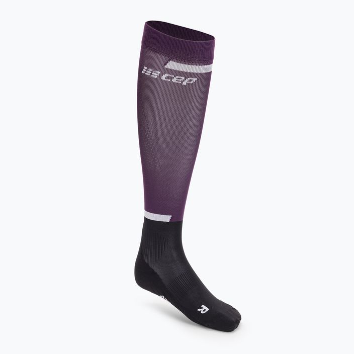CEP Tall 4.0 women's compression running socks violet/black 2
