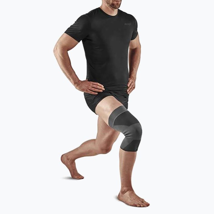 CEP Mid Support knee compression band grey 2
