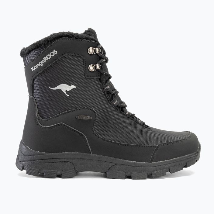 Men's snow boots KangaROOS K-Simoo Oak KTX jet black 2