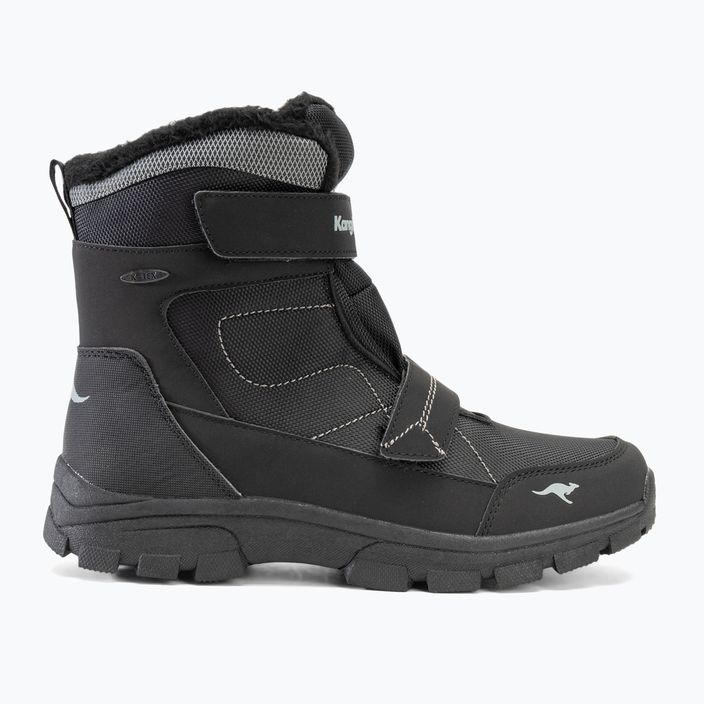 Men's snow boots KangaROOS K-Simoo Heri V KTX jet black 2