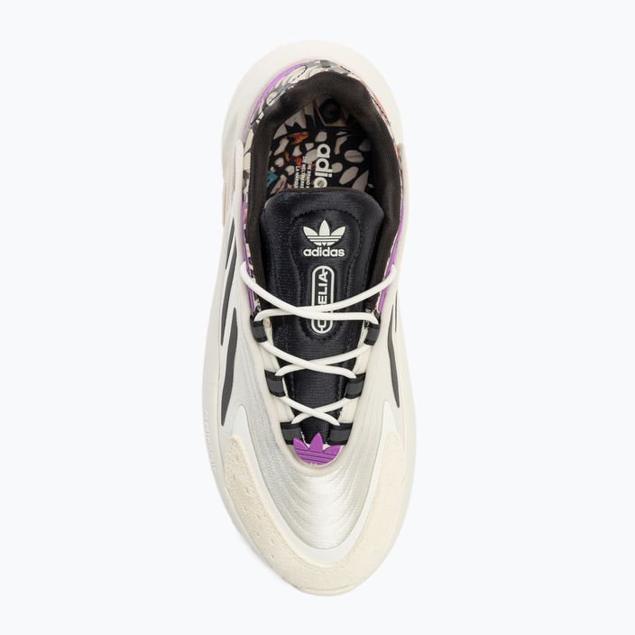 Women's shoes adidas Ozelia off white/core black/shock purple 5