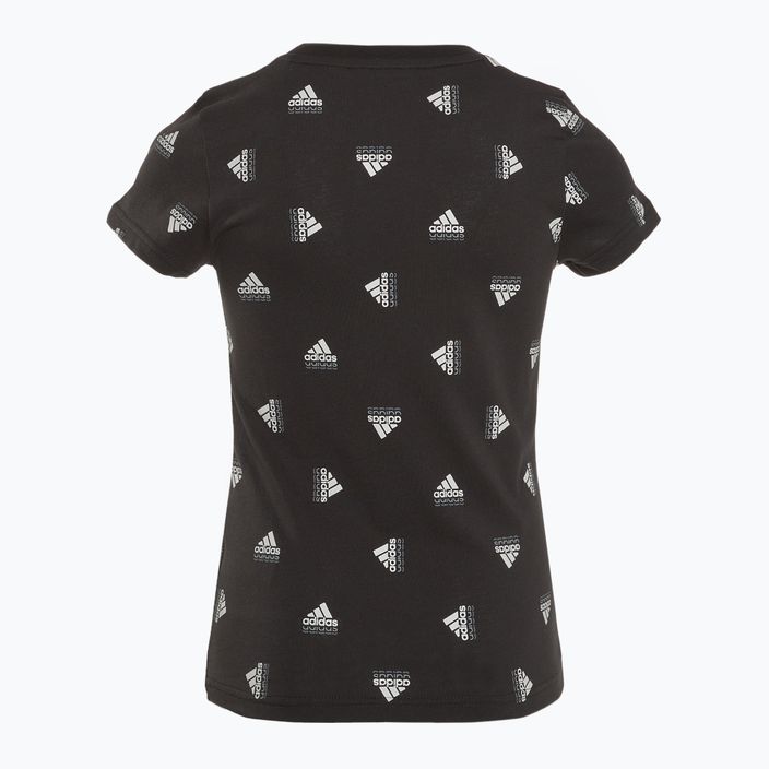 adidas Brand Love children's t-shirt black/white 2