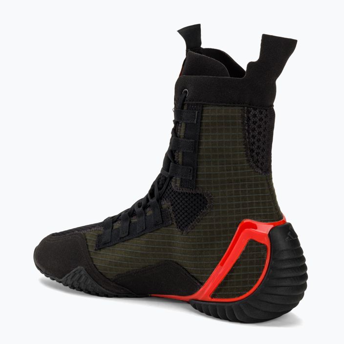 adidas Speedex 23 carbon/core black/solar red boxing shoes 3