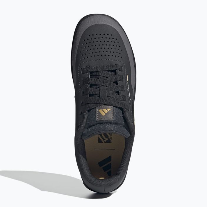Men's adidas FIVE TEN Freerider Pro carbon/charcoal/oat platform cycling shoes 7